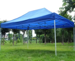Outdoor Folding Canopy Tent 5m Bay Distance 10x10m Frame Printed PVC Nylon Cover for Events Exhibitions Gazebo Style
