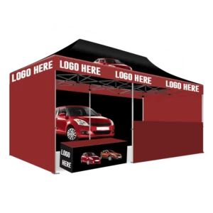 Outdoor Folding Canopy Tent Gazebo, Commercial Waterproof Rooftop, Easy Setup