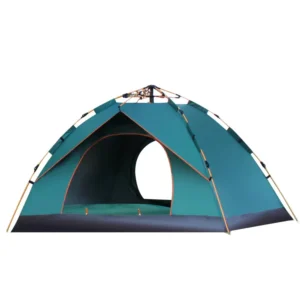 Outdoor Four Season Camping Tent for 1-2 or 3-4 Persons Quick Set Fully Automatic Opening Oxford Cloth Rainproof Beach Tent