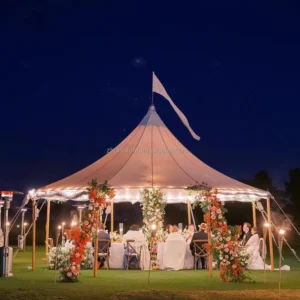 Outdoor Four-season Waterproof Wedding Tent for Event Banquet Luxury Party Marquee Awning PVC Structure 100m2 Wedding Parties