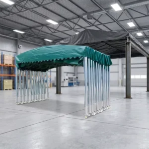 Outdoor Garage Tent Push-Pull Retractable Sliding Rain Shelter Plastic Storage Sheds for Cars Canopies & Carports
