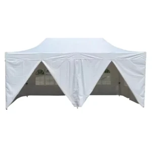 Outdoor Garden Pop Up Beach Canopy Marquee Tent for Weddings and Exhibitions 3x6M Waterproof Portable