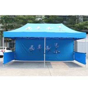 Outdoor Gazebo 3×3 Folding Tent Pop up Canopy Gazebo Trade Show Tent Movable for Event 3×3 Folding Tents