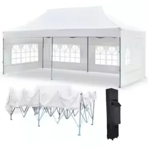 Outdoor Gazebo 3x6m Wedding Party Event Tent Windproof Waterproof 420D PVC-Coated Single Layer Exhibition Use