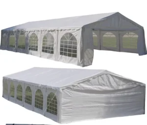 Outdoor Gazebo PVC Pole and Frame Steel Canopy Party Tent for Event