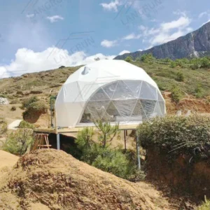 Outdoor Geodesic Dome Tent Waterproof Windproof Luxury Hotel House with Bathroom 3m Dome Marquee