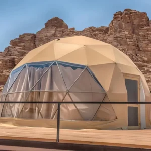 Outdoor Geodesic Dome Tent and Prefab Dome House Kit for Glamping Hotels