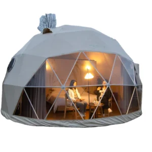 Outdoor Geodesic Igloo Dome Tent and Dome House Kit for Glamping Hotels
