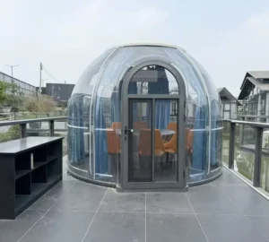 Outdoor Glamping Resort Tents Pc Home Hotel clear Igloo Geodesic Dome House Room Bubble Room