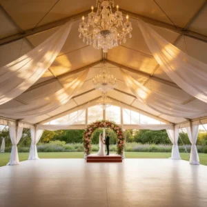 Outdoor Heavy Duty Aluminum Wedding Tent Flexible Modular Wind Resistant Snow Load For Gathering