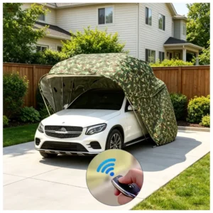 Outdoor Heavy Duty Car Shelter Carports Car Parking Tent Portable Folding Car Garage Canopy Tent