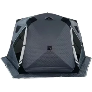 Outdoor Hexagon Insulated Four-Season Ice Fishing Tent 4-6 Persons Portable Hiking Friendly 210D Oxford One Camping