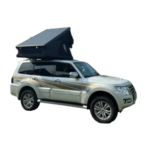 Outdoor Hiking Roof Top Car Tent Customized Vehicles Tri Folding Half Hardshell Large Roof Top Tent