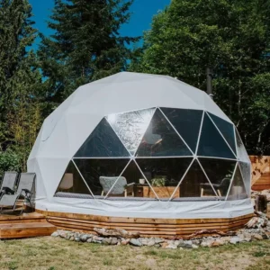 Outdoor Igloo Glamping Luxury Outdoor PVC Dome Hotel House Geodesic Domes Tent With Toilet and Bathroom