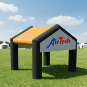 Outdoor Inflatable Advertising Tent With Built-In Fan, Waterproof and Breathable, Customizable Colors