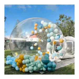 Outdoor Inflatable Bubble Ball House, Bouncy Jumping Castle for Birthday Parties and Christmas