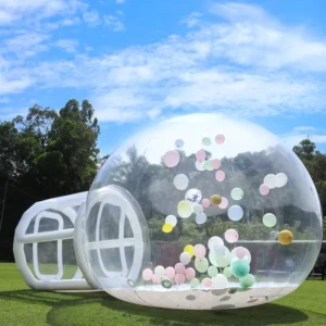 Outdoor Inflatable Camping Tent with Waterproof PVC Material and Easy Setup Inflatable Bubble House for Outdoor Events