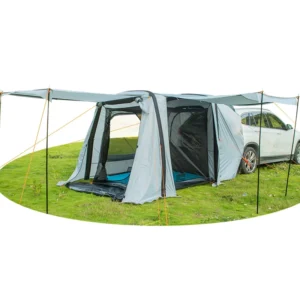 Outdoor Inflatable Car Rear Tent Hatchback Tent Waterproof Windproof Portable Inflatable Tailgate Tent for SUV Car