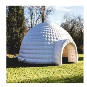 Outdoor Inflatable Floating Continuous-Inflation Dome Tent