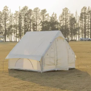 Outdoor Inflatable Tent House Oxford Waterproof Four-season One Bedroom Air Tent Easy Setup for Family Camping Travel Backyard
