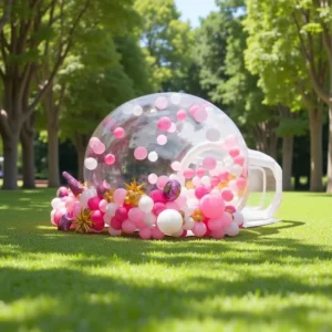 Outdoor Inflatable Transparent PVC Bubble Tent House for Kids Parties and Weddings