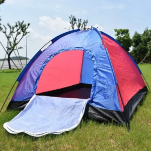 Outdoor Kid 3-4 Person Waterproof Windproof Foldable Dome Tent UV Protection Breathable Lightweight Polyester Fabric