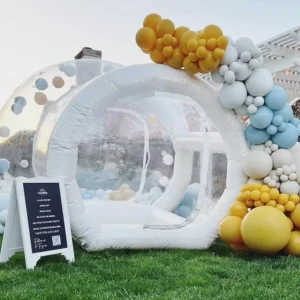 Outdoor Kids Waterproof Event Tent Transparent Balloon Dome Bubble House Inflatable Bounce House