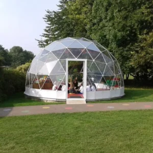 Outdoor Large Camping Clear Snow Resort Dome Tent House with Bathroom