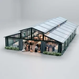 Outdoor Large Waterproof Aluminum Alloy Frame White Clear PVC Tent Marquee Tarpaulin Exhibition Wedding Party Event Tents