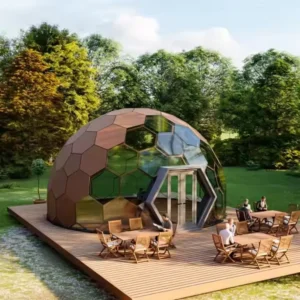 Outdoor Luxury Geodome Tent 7m 8m Full Transparent Safari Tiny Dome House PC Glass Igloo Ball High for Glamping Resort Hotel