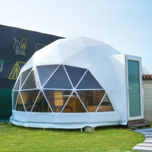 Outdoor Luxury PVC Glamping Igloo Dome Tent Waterproof Camping for Hotels Modern Style for Events