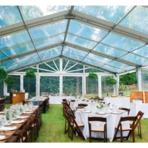 Outdoor Luxury Waterproof PVC Clear Top Aluminum Party Wedding Tent