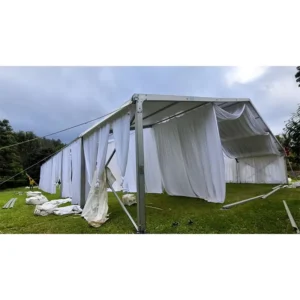 Outdoor Luxury White Aluminum Wedding Party Marquee Clear PVC Roof Frame Tent