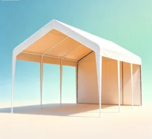 Outdoor Market Canopy Tent for Commercial Booths with Aluminum Alloy Frame, Windproof and Anti-UV Sun and Rain Protection