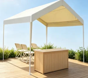 Outdoor Market Canopy Tent for Night Market and Commercial Booth Use Sun and Rain Protection Galvanized Steel Frame Oxford Cloth