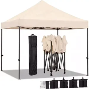 Outdoor Marquee Tents for Events 10×10 Pop up Gazebo Tent Custom 3×3 Folding Wedding Garden Canopy Tent