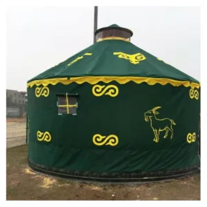 Outdoor Mongolian 20 Person Party Yurt Tent With Aluminum and Bamboo Frame for Garden Buildings