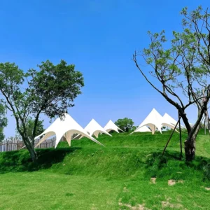 Outdoor Multi-Layer Mountain-View Canopy Large Base Octopus-Style Tent Camping Picnics Sun Protection Waterproof Shade Pergola