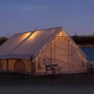 Outdoor Multi Person One Bedroom Cabin Inflatable Tent Portable Oxford Fabric Rainproof for Camping Tourist Adventures