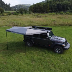 Outdoor Offroad 4WD SUV Car Awning Shelter Large Shade Car Accessories Camping Gear Lightweight Waterproof 270 Car Awning