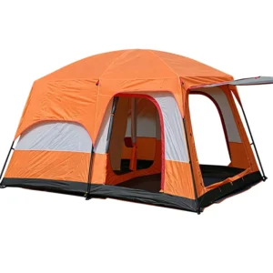 Outdoor One Living Room Two Bedroom Multi Person Large Oxford Double Layer Thickened Explosion Proof Rainproof Camping Tent