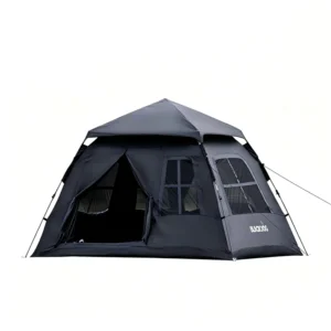 Outdoor Oxford Cloth Single Layer Three Season Tent Camping Portable Gear Overnight Thickened Rainproof Picnic Automatic