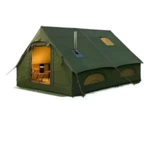Outdoor Oxford Double Layer Mesh Camping Tent 3-4 People Fully Automatic Inflatable >3000mm Waterproofing 3x4m Starry Sky Design