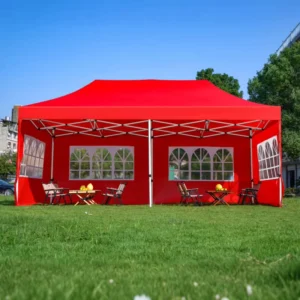 Outdoor Oxford Pop-Up Marquee Tent with Windows, Waterproof and Portable