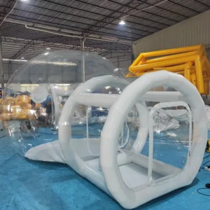 Outdoor PVC Giant Clear Dome Bubble Tent with Double-Stitched Drawstring Closure