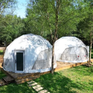 Outdoor PVC Glamping Igloo Dome Tent Waterproof Camping for Hotels Modern Style for Events
