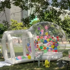 Outdoor PVC Transparent Inflatable Jumping Bubble House Tent for Kids