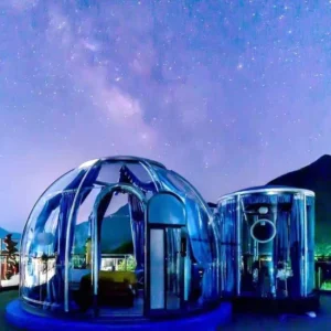 Outdoor Party Tent Living Star Room Luxury Starry Glamping Geodesic Dome Tent