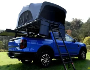 Outdoor Pickup Hard Shell Roof Tent Light Aluminum Shell Color Fastening Mesh Waterproof Camping Tent for Off Road Vehicle