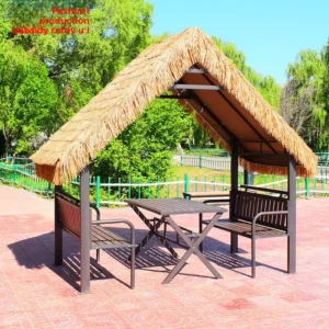 Outdoor Plastic Thatched-Roof Tent Farmhouse Inn Scenic-Area Courtyard Garden Loft Sunshade Pavilion Cooling Canopy Rain Shelter